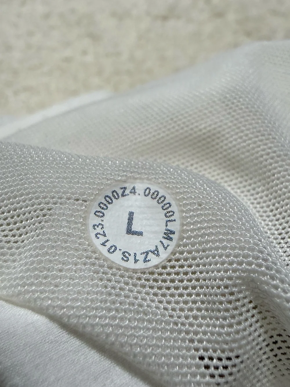 Lululemon Men’s Vented Tennis Short White Athletic Drawstring Bottoms Size Large